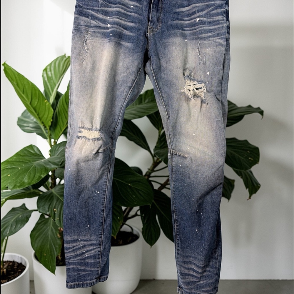Smoke Rise Cotton 5 Pockets Men’s Jeans Size 38/32